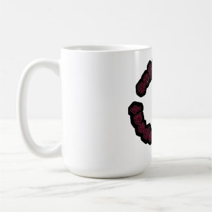 Coffee Hustle Repeat-Motivational typography  Coffee Mug
