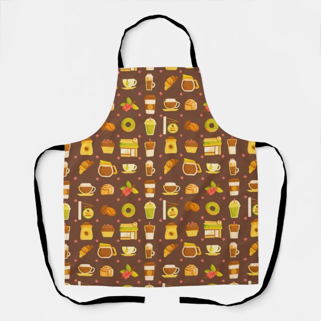 COFFEE ICONS APRON (Front)