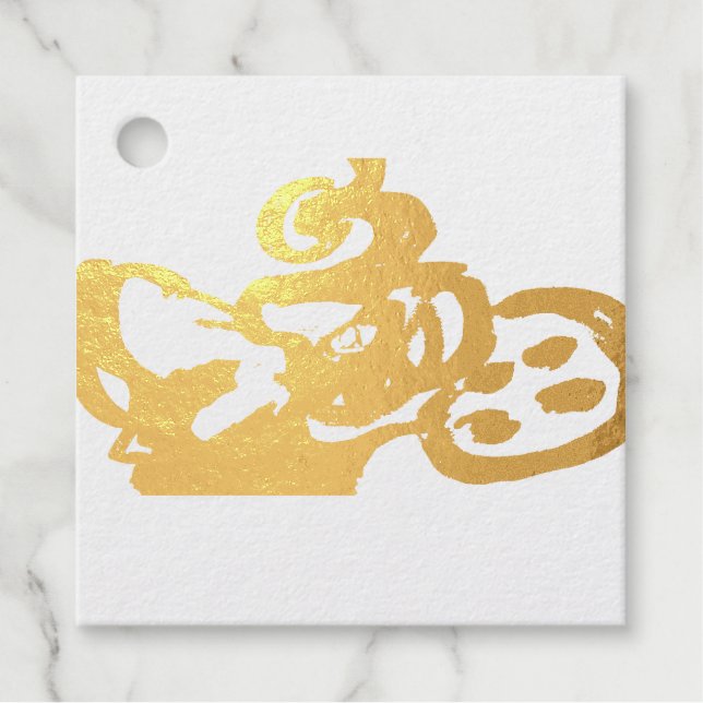 Coffee in Autumn  Favour Tags (Front)