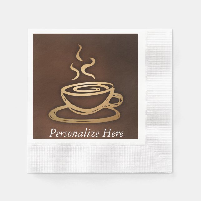 Coffee In My Cup Napkin (Front)