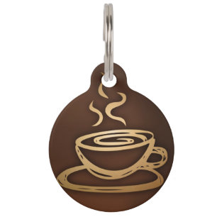 Coffee In My Cup Pet Tag