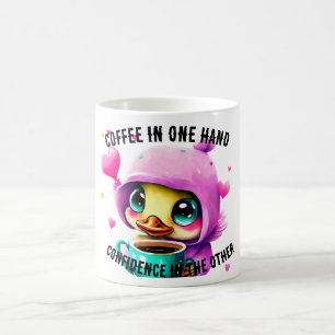 coffee in one hand Confidence in the other Mug