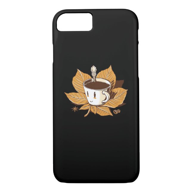 Coffee In The Fall Autumn It’s Fall Y’all Case-Mate iPhone Case (Back)