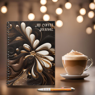 Coffee Inspired Mocha and Cream Journal