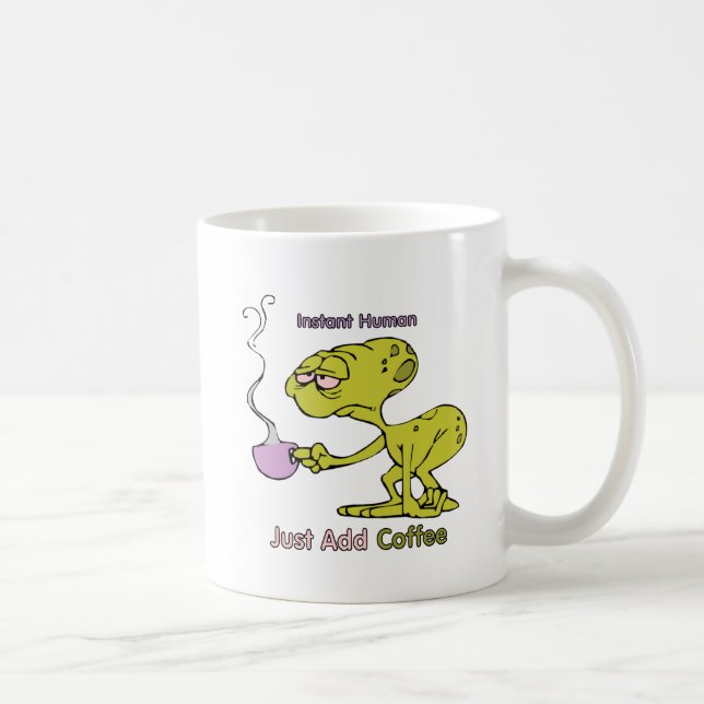 Coffee: Instant Human Coffee Mug (Right)