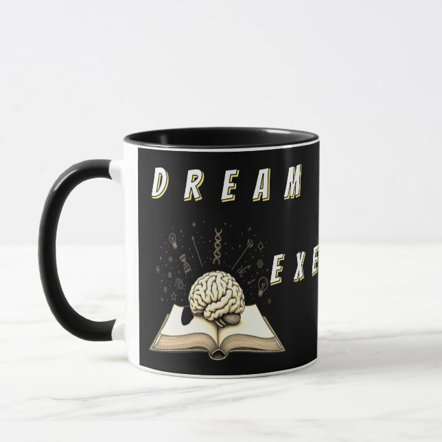 Coffee + Intelligence – The Ultimate Combo mug (Left)