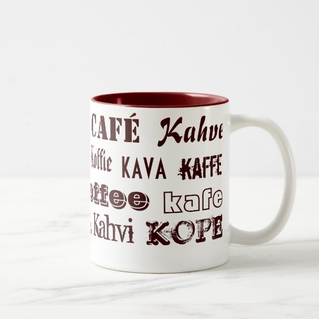 Coffee International Two-Tone Coffee Mug (Right)
