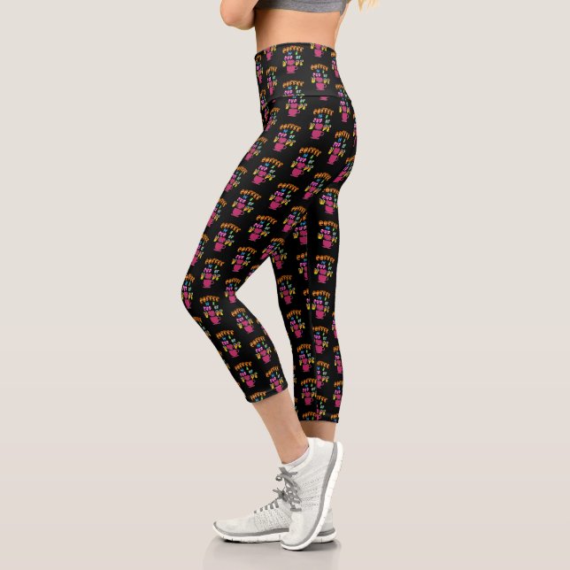Coffee Is A Cup Of Hope Capri Leggings (Left)