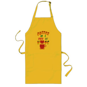 Coffee Is A Cup Of Hope Long Apron