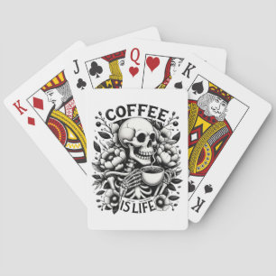 Coffee Is Life Playing Cards