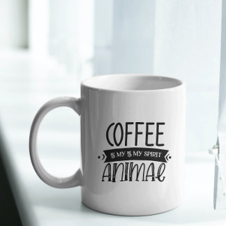 coffee is my spirit  Two-Tone coffee mug