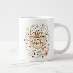 Coffee Is My Therapy 20oz  Large Coffee Mug