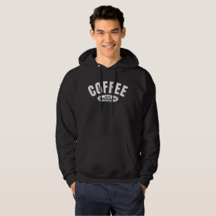coffee is my therapy caffeine funny typography  hoodie