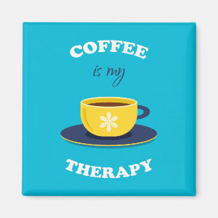 Coffee Is My Therapy Magnet