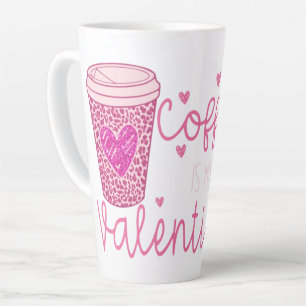 Coffee is my Valentine Beer Stein Latte Mug