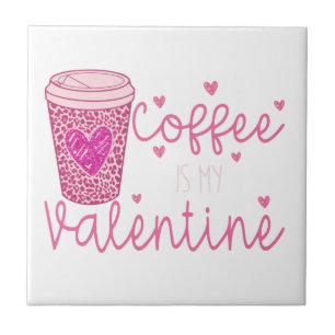 Coffee is my Valentine Tank Top Tote Bag Bandanna Tile