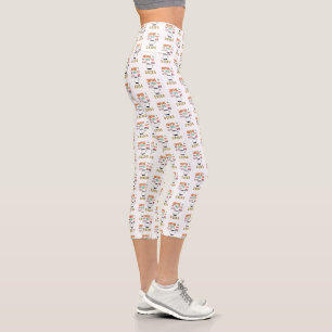 Coffee Is The Fuel That Keeps Me Going Capri Leggings