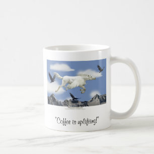COFFEE IS UPLIFTING! Pegasus Art Mug