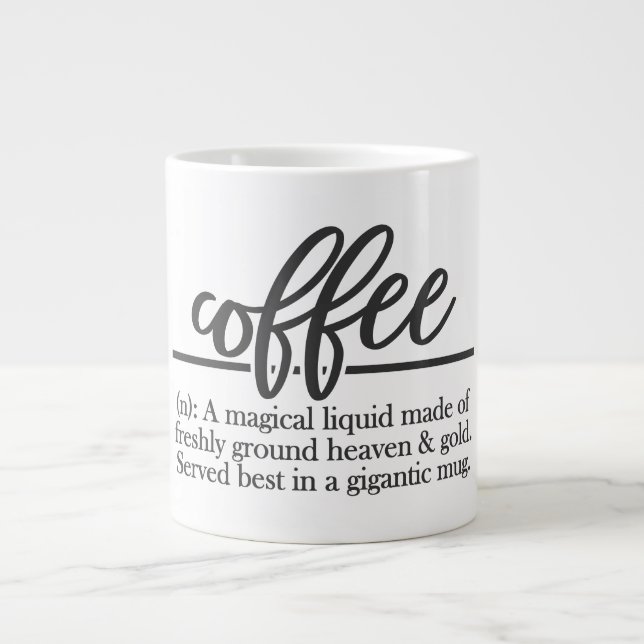 Coffee - Jumbo Mug (Front)