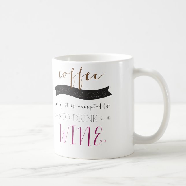 Coffee Keeps Me Going Mug (Right)