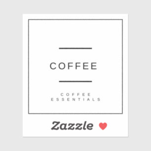 Coffee Label/Sticker