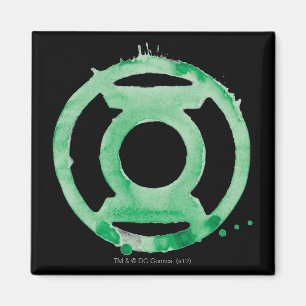 Coffee Lantern Symbol - Green Magnet
