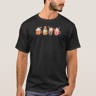 Coffee Late Hot Cocoa Gingerbread Candy Cane Chris T-Shirt