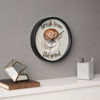 Coffee Latte Clock