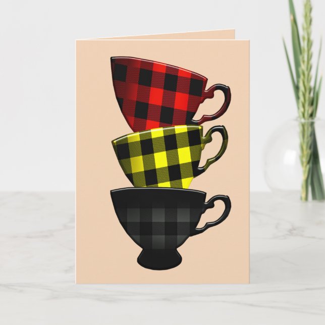 COFFEE LATTE LOVE BIRTHDAY CARDS (Front)