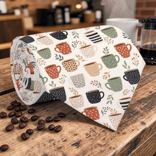 Coffee Latte Lovers Custom Necktie