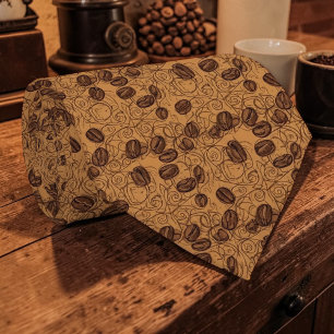 Coffee Latte Lovers Custom Necktie
