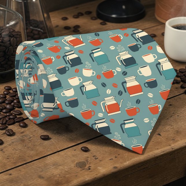 Coffee Latte Lovers Custom Necktie (Creator Uploaded)