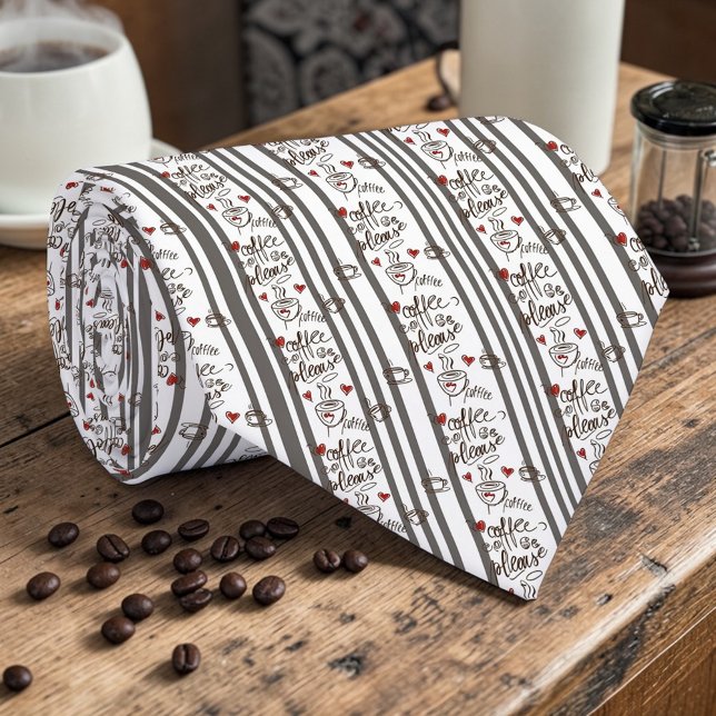 Coffee Latte Lovers Custom Necktie (Creator Uploaded)