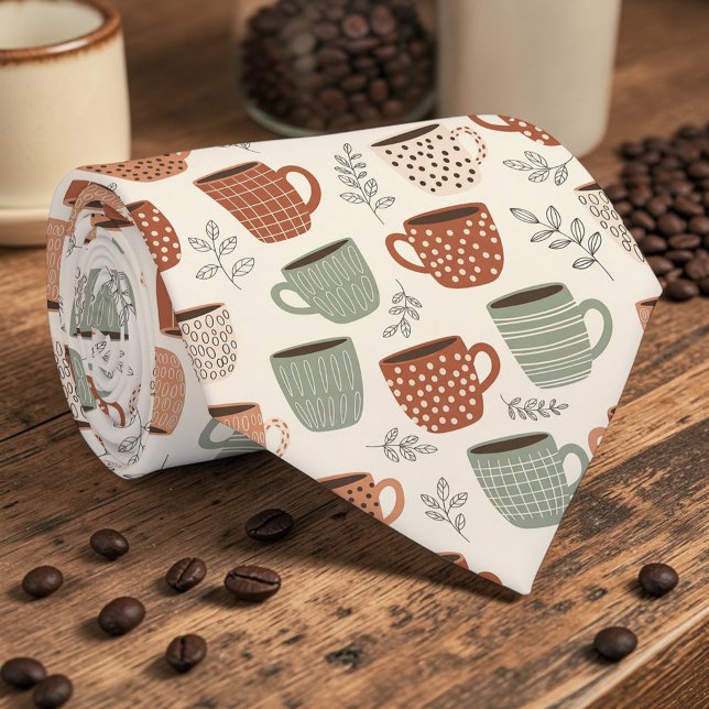Coffee Latte Lovers Custom Necktie (Creator Uploaded)