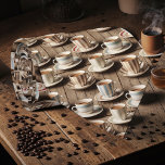 Coffee Latte Lovers Custom Necktie<br><div class="desc">This custom necktie is perfect for the coffee lover in your life! Featuring a unique and eye-catching design,  this tie is a stylish way to express their passion for the perfect cup. Whether it's for a special occasion or everyday wear,  this necktie makes a thoughtful and memorable gift.</div>