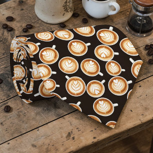 Coffee Latte Lovers Custom Necktie