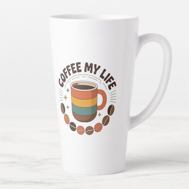 Coffee  latte mug (Right)