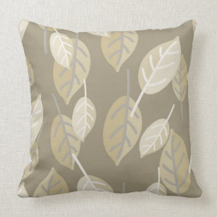 coffee leaves pillow