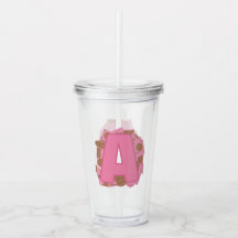 Coffee Letter A: Monogram Initial