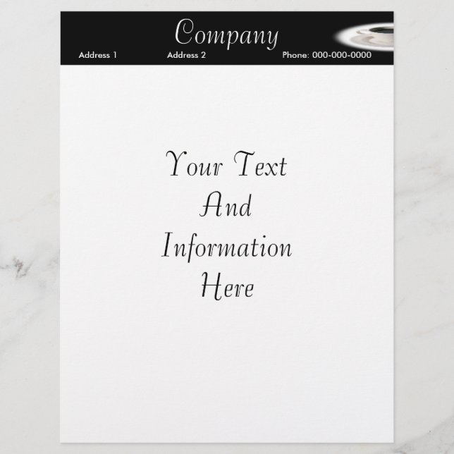 Coffee Letterhead (Front)