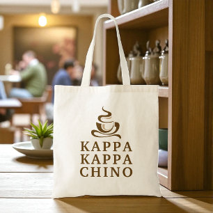 Coffee Life Funny Kappa Kappa Chino Tote Bag
