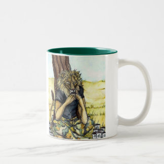 Coffee Lion-Serious Coffee 2 Tone Two-Tone Coffee Mug