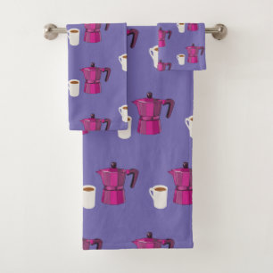 Coffee Love Bath Towel Set