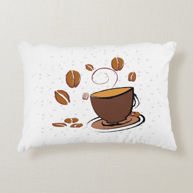 Coffee Love Decorative Cushion (Front)
