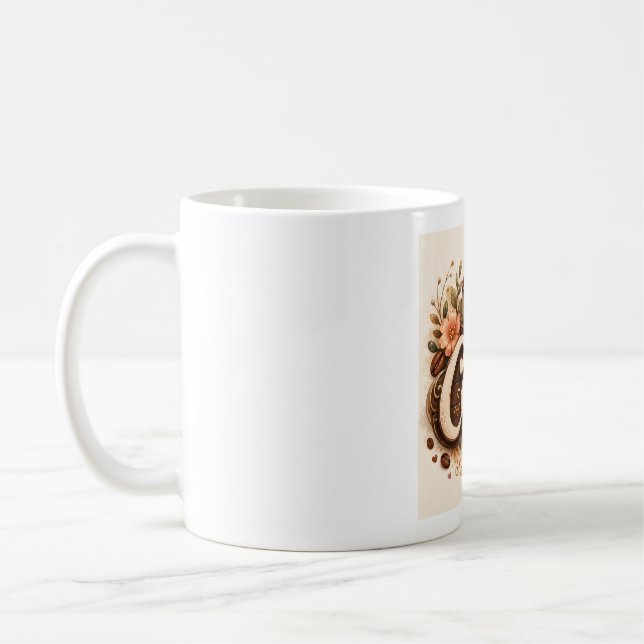 Coffee Love Floral Mug (Left)