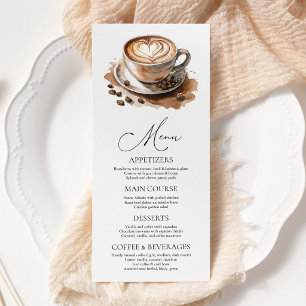 Coffee Love is Brewing Bridal Shower Menu