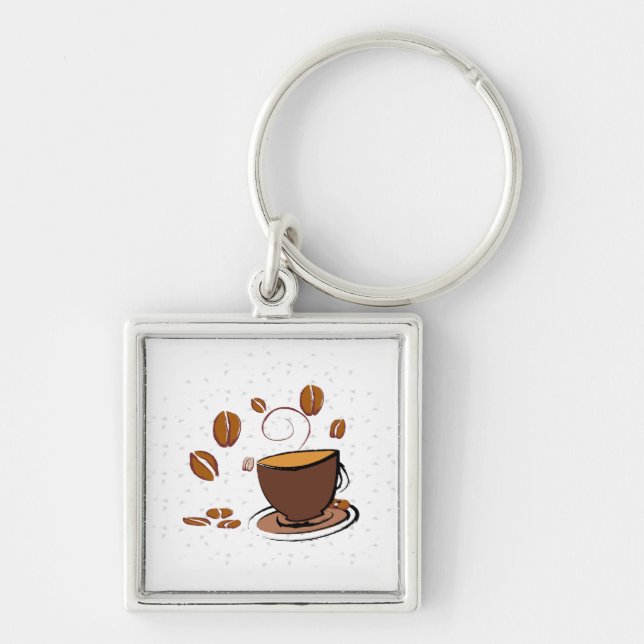 Coffee Love Key Ring (Front)