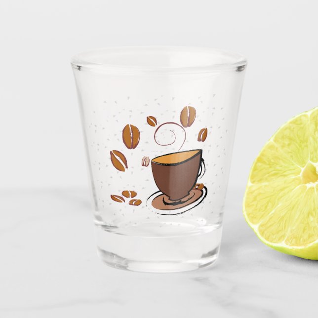 Coffee Love Shot Glass (Front)
