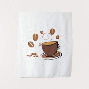 Coffee Love Tapestry