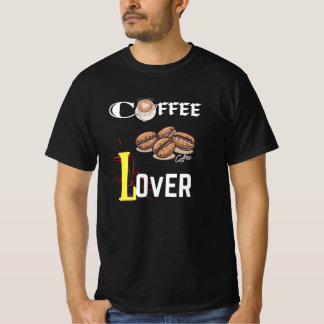 Coffee Lover Aesthetic Caffeine Addict T-Shirt